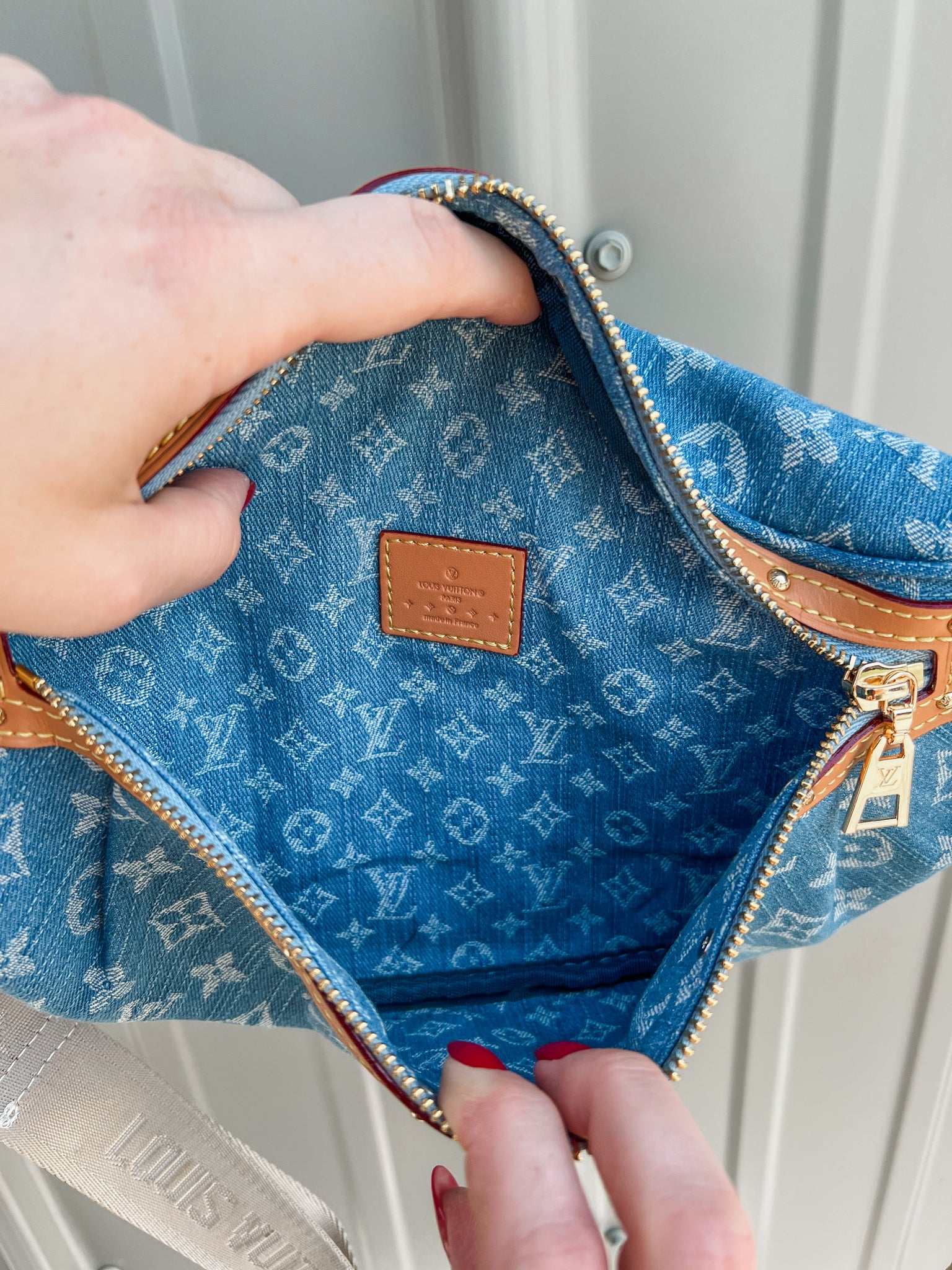 PRE ORDER Bum Bag High Rise Light Denim Magnolia Lane Boutique